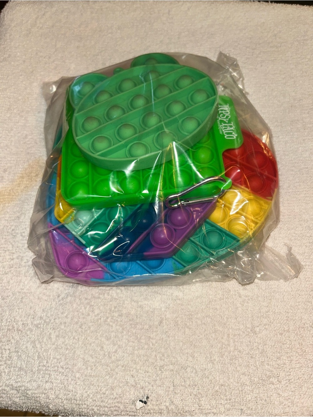 Rainbow Kids Pop Sensory Fidget Toy Set - Multicolor